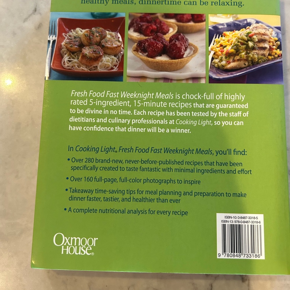 Cooking light cookbook - Picture 2 of 2
